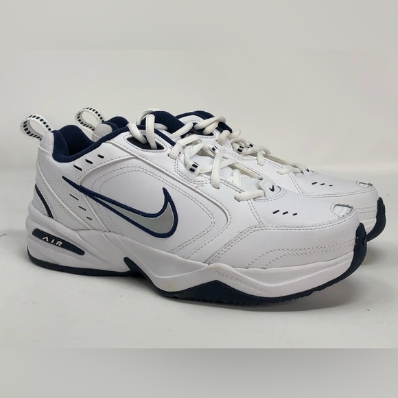 Nike Air Monarch IV 4E Wide 416355-102 Midnight Navy White Silver - Size 7 - Picture 5 of 10